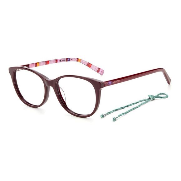 M Missoni MMMI0006SR8AC Eyeglasses Burgundy Women Multicolor Frames